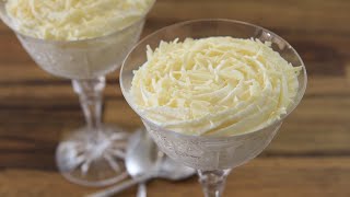 3Ingredient White Chocolate Mousse Recipe [upl. by Gunter]