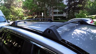 Toyota RAV4 20192025 Roof Rack  Crossbars Installation [upl. by Amaryllis]