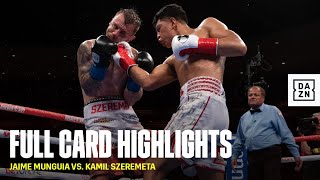 Jaime Munguia vs Kamil Szeremeta Full Card Highlights [upl. by Ahsitram702]