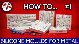 HOW TO PART 1 SILICONE MOULDS FOR METAL [upl. by Hackett386]