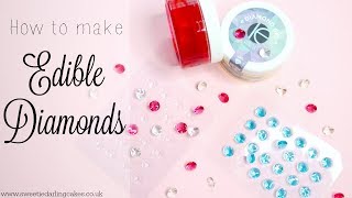 How To Make Edible Diamonds [upl. by Yroggerg]