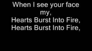 Hearts Burst Into Fire With Lyrics [upl. by Dremann]