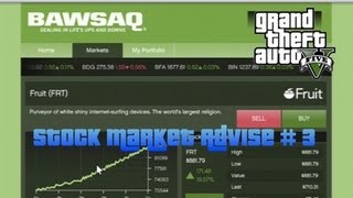 GTA 5  Stock Market TipAdvise  3 When to buy Fruit FRT Stock BAWSAQ [upl. by Whitver20]