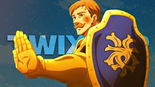 Escanor Twixtor 4K  CC [upl. by Llerdnam]