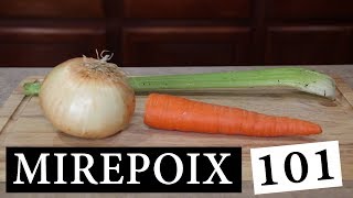 How To Cut Mirepoix for the Beginner Drunk Cook [upl. by Ljoka]