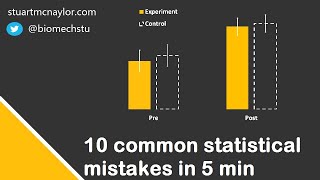 Ten Statistical Mistakes in 5 Min [upl. by Susanetta469]