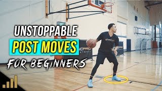 How to 3 Unstoppable Post Moves For Beginners DOMINATE THE PAINT [upl. by Katya]