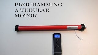 Programming a Roller Shade Tubular Motor [upl. by Aeel526]