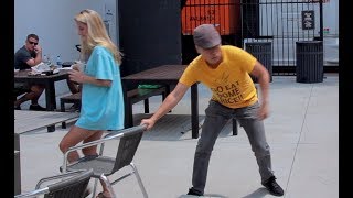 Chair Pulling Prank in Atlanta [upl. by Edniya]