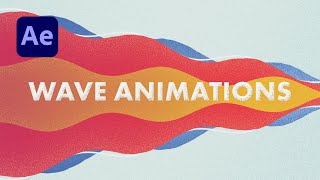 After Effects Wave Animations Using Wave Warp [upl. by Hugh]