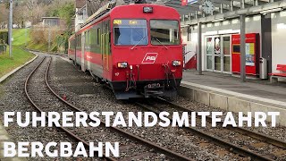 Führerstandsmitfahrt Bergbahn Altstätten – Gais │Führerstandsmitfahrt │Train Drivers View [upl. by Anica]