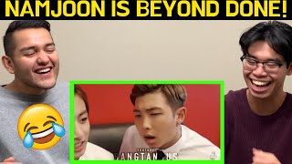 Namjoon being done with BTS ENGLISH FIRST TIME REACTION [upl. by Itra835]