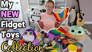 My NEW Fidget Toys Collection Officially Leah [upl. by Timothee]