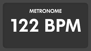 122 BPM  Metronome [upl. by Gael]