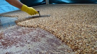 HowTo Install Epoxy Natural Stone Flooring [upl. by Stringer]