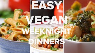 Easy Vegan Weeknight Dinners [upl. by Adyeren]