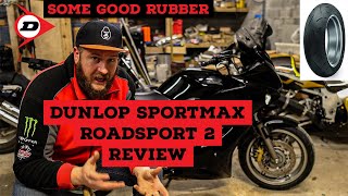 Dunlop Sportmax Roadsport 2 Review  Honda CBF1000 [upl. by Rubi]