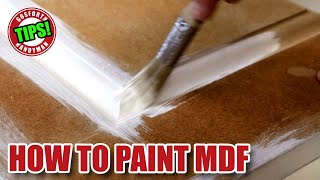 How to paint MDF  DIY tips [upl. by Joktan]