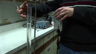 Resonance tube demonstration [upl. by Wrand266]