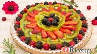 Crostata di frutta  Ricettait [upl. by Thalassa519]