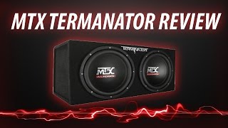 Mtx Subwoofer Package Review [upl. by Gore181]