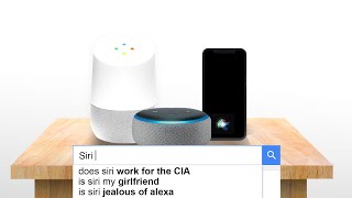 Siri Alexa and Google Home Answer the Webs Most Searched Questions  WIRED [upl. by Hendrick]