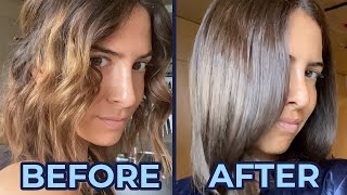 Dyeing My Hair At Home Follow Along With LOreal Excellence Light Ash Brown 61 [upl. by Sheri]