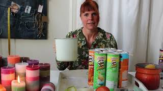 9 Zelf kaarsen maken met Rini Bongen [upl. by Cook]