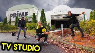 EXPLORING ABANDONED NEWS STATION w Elton amp Corey [upl. by Aniretac869]