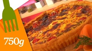 Recette Quiche au saumon fumé  750g [upl. by Nitsug798]