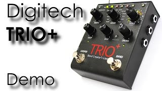 Digitech Trio Bandcreator with Looper  Demo [upl. by Alvina]