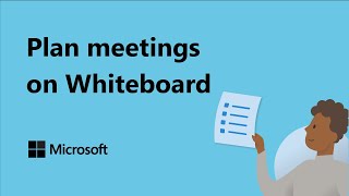 How to run a planning meeting with Microsoft Whiteboard [upl. by Leakim351]