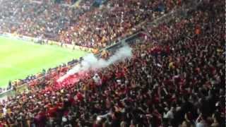 Galatasaray  Crowd video from the worlds loudest sportsarena Crazy amp Amazing [upl. by Aonian]