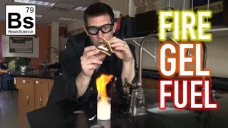 Fire Gel Fuel  Made from Egg Shells and Vinegar [upl. by Arno]