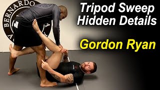 Hidden Details In The BJJ Tripod Sweep Open Guard That You Have Never Seen Before by Gordon Ryan [upl. by Jedediah]