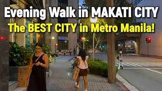 Philippines  MAKATI CITY Evening Walking Tour  Poblacion to Ayala Center  Metro Manila [upl. by Anerrol863]