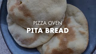 Pita Bread Recipe in a Pizza Oven [upl. by Arotak]