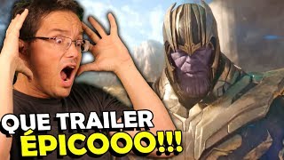 ANALISE DO TRAILER VINGADORES GUERRA INFINITA  React [upl. by Aralc761]