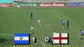 La Mano De Dios Argentina vs England Mexico 86 Gol de Maradona [upl. by Larina]