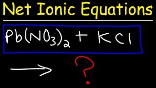 How To Write Net Ionic Equations In Chemistry  A Simple Method [upl. by Boehmer]