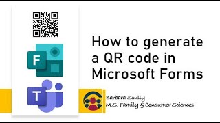 Generate a QR code from MS Forms [upl. by Haelam]