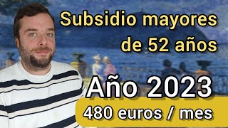 SUBSIDIO MAYORES DE 52 AÑOS  2023 [upl. by Julita]