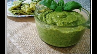 Salsa Pesto receta original [upl. by Aramat355]