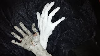 Paper Mache Hand Easy Tutorial [upl. by Rahcir]