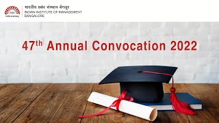 IIMB Convocation Ceremony 2022 [upl. by Atinuahs573]