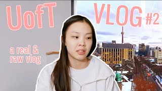 STUDENT VLOG  kinda struggling with life amp school at UofT [upl. by April]