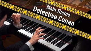 Main Theme  Detective Conan OST Piano [upl. by Nwahsid]