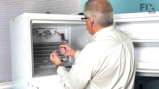 Whirlpool Refrigerator Repair – How to replace the Bimetal Defrost Thermostat [upl. by Idhem]