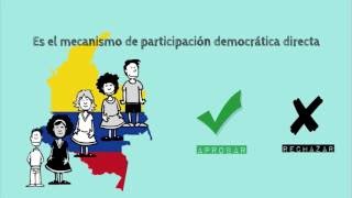 ¿Qué es y para qué sirve el plebiscito Entérese en un minuto [upl. by Sanfo]