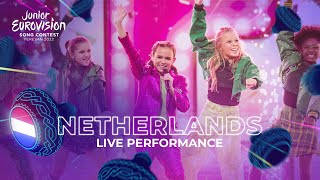 Luna  La Festa  LIVE  Netherlands 🇳🇱 Junior Eurovision 2022 [upl. by Angadresma]